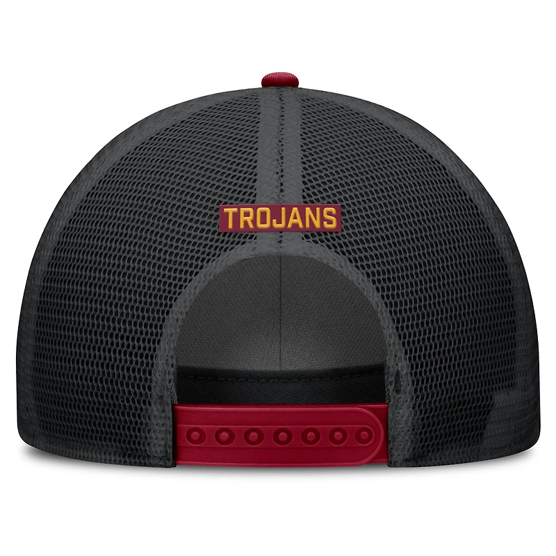 Casquette ajustable Nike Cardinal USC Trojans Rise Primetime Trucker pour homme