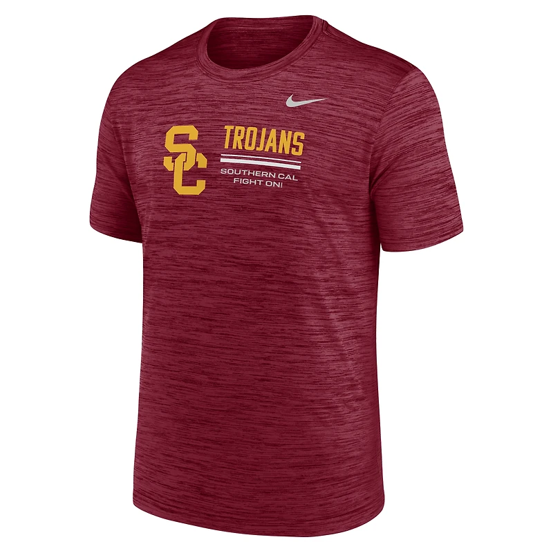 Men's Nike Cardinal USC Trojans Sideline Velocity Dri-FIT T-Shirt