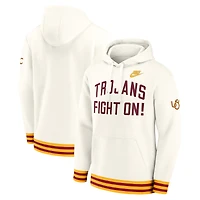Sweat à capuche rétro Nike USC Trojans Legacy couleur crème pour homme
