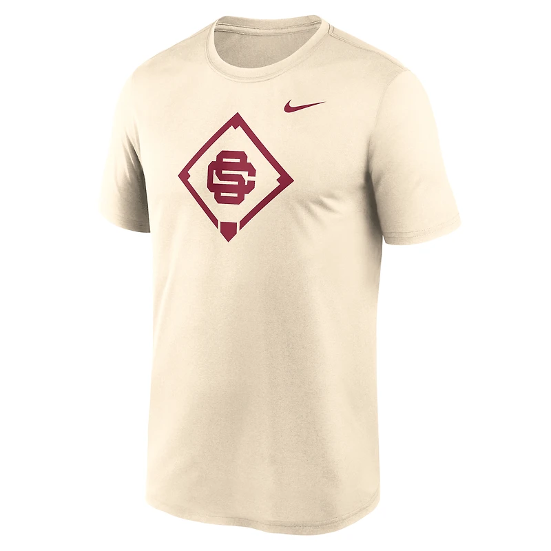 Men's Nike Cream USC Trojans Legend Baseball Icon Performance T-Shirt