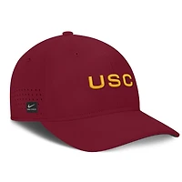 Casquette Nike Crimson USC Trojans Gameday Aerobill Swooshflex Dri-FIT pour homme