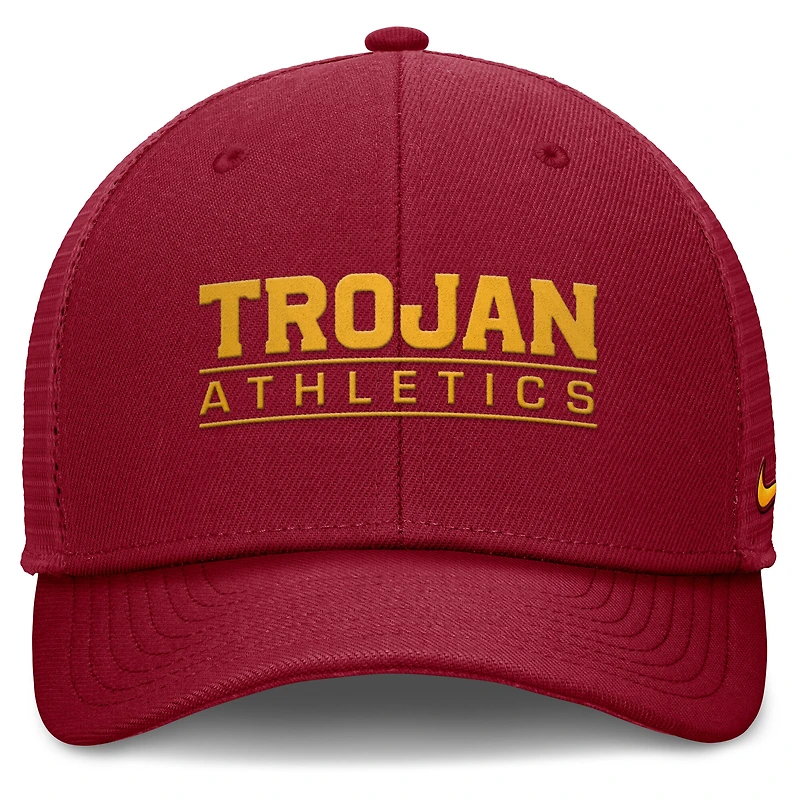 Men's Nike Crimson USC Trojans Rise Adjustable Hat