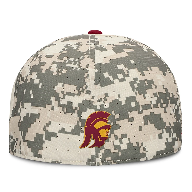 Men's Nike Digital Camo USC Trojans 2025 Dugout True Performance Fitted Hat