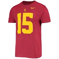 Men's Nike Drake London Cardinal USC Trojans 2022 NFL Draft Name & Number T-Shirt