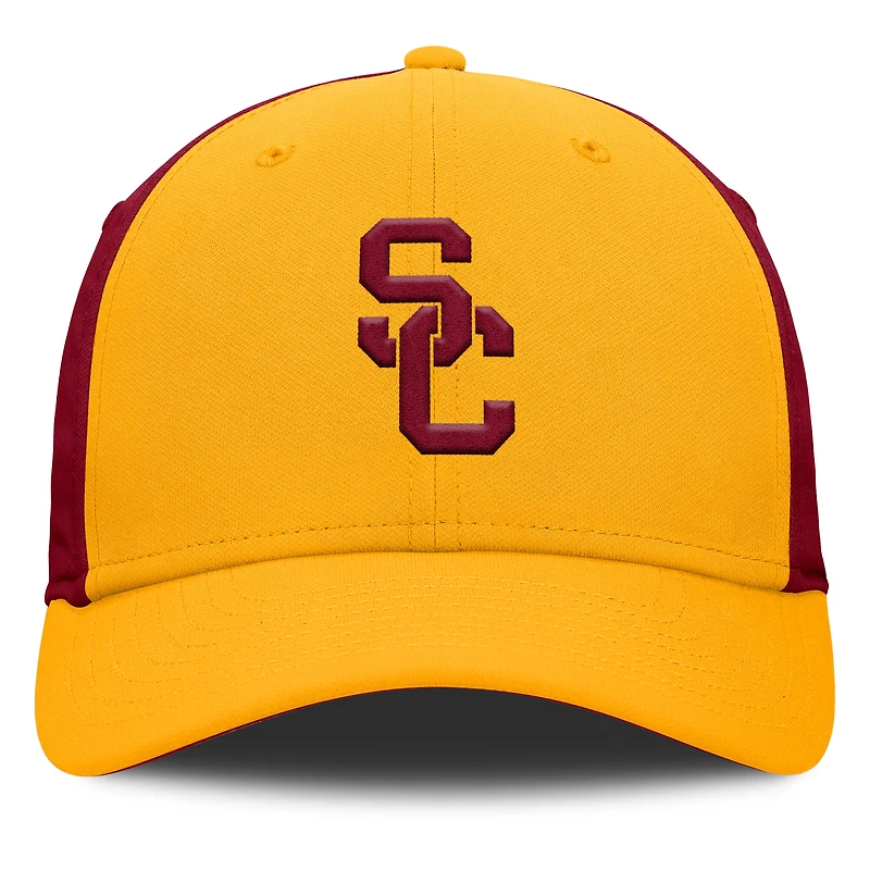 Men's Nike Gold/Cardinal USC Trojans 2025 Sideline Rise Local Performance Flex Hat
