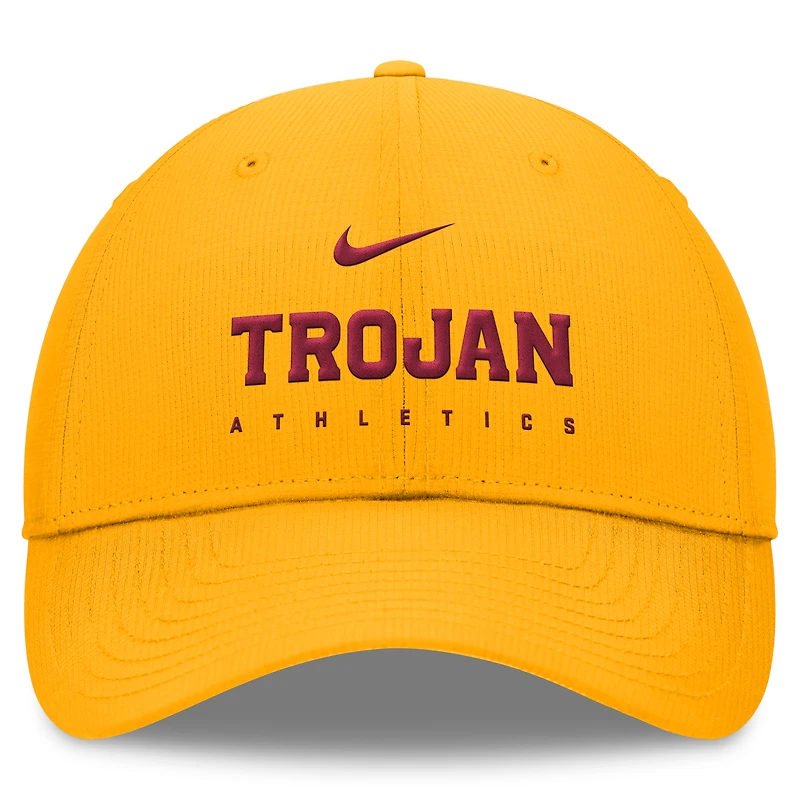 Casquette réglable Nike Gold USC Trojans 2024/25 On-Field Club Performance pour homme