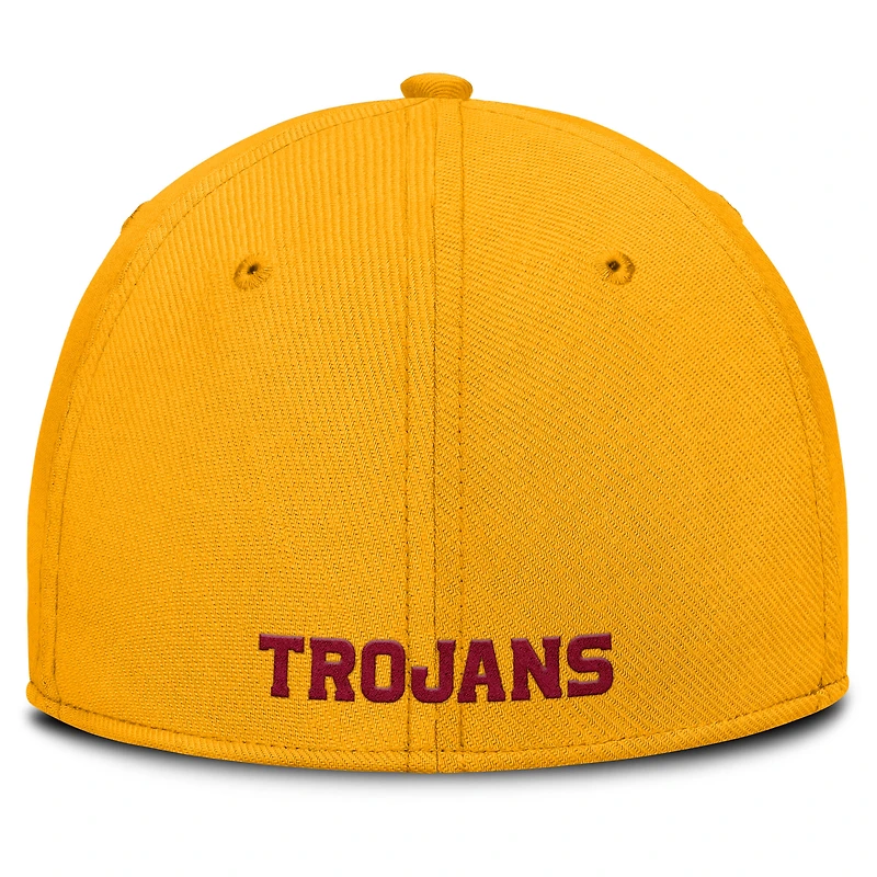 Men's Nike Gold USC Trojans 2025 On-Field Rise Performance Flex Hat