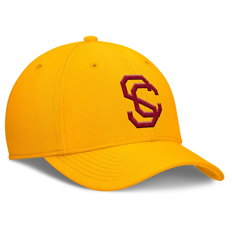 Casquette Nike Gold USC Trojans Rise Academic Dri-FIT Flex pour homme