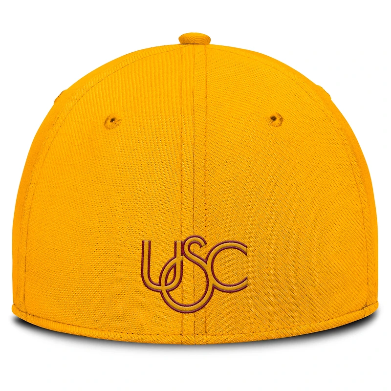 Casquette Nike Gold USC Trojans Rise Academic Dri-FIT Flex pour homme