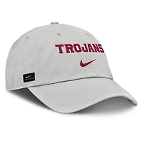 Men's Nike Gray USC Trojans 2025 On-Field Gameday Club Adjustable Hat