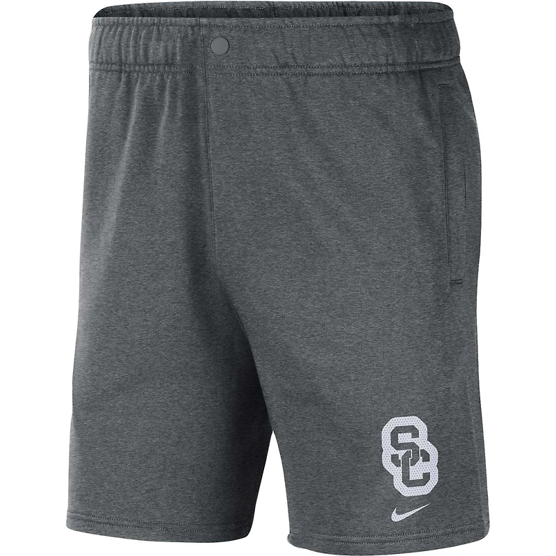 Men's Nike Gray USC Trojans Fleece Shorts