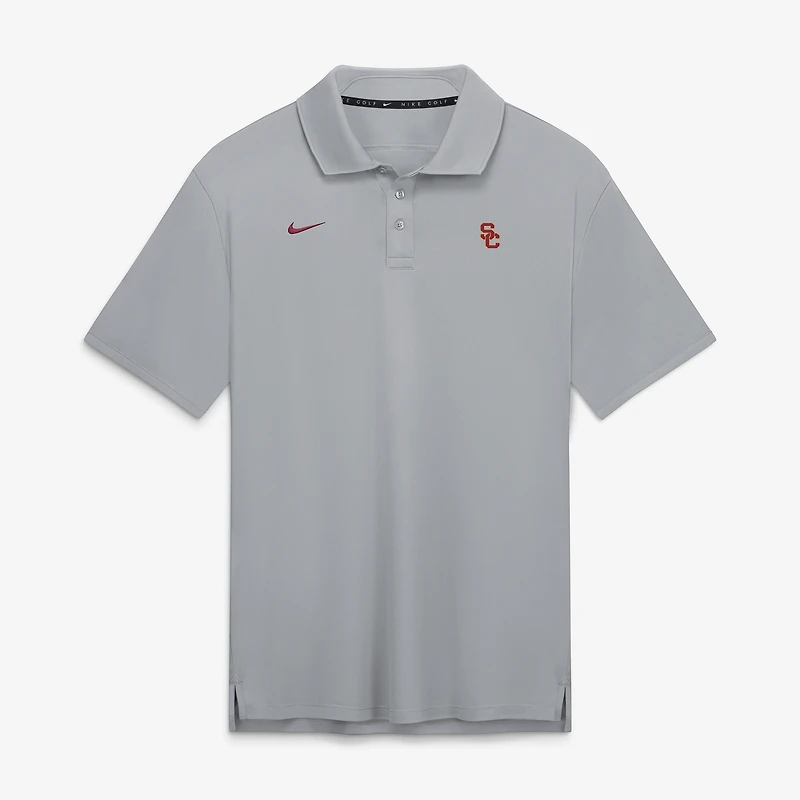 Men's Nike Gray USC Trojans Par Dri-FIT Polo