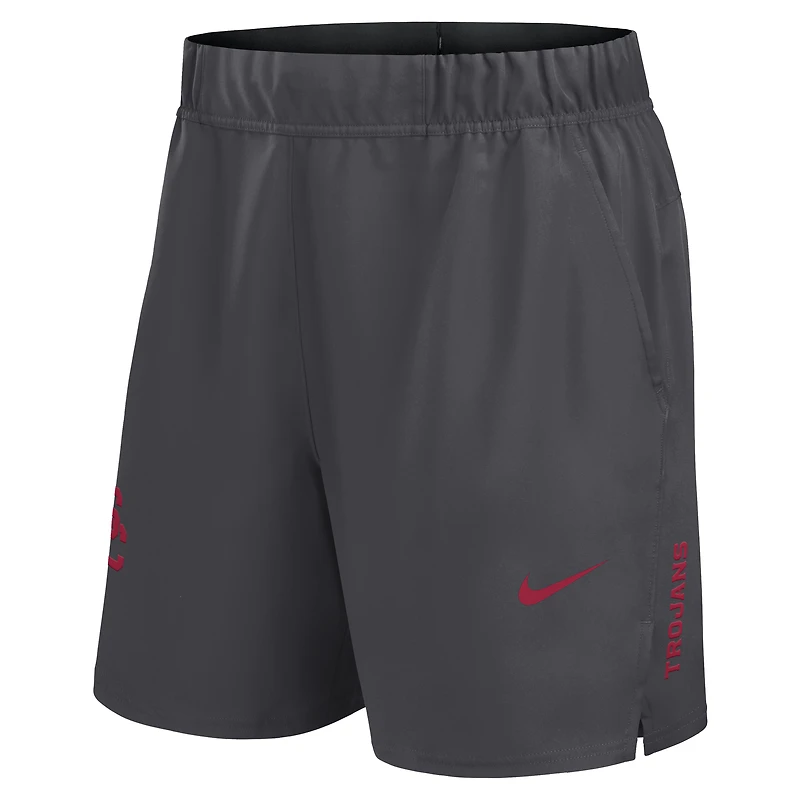 Men's Nike Gray USC Trojans Primetime Victory Dri-FIT Shorts