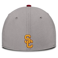 Men's Nike Gray USC Trojans Rise Prep Performance Flex Hat