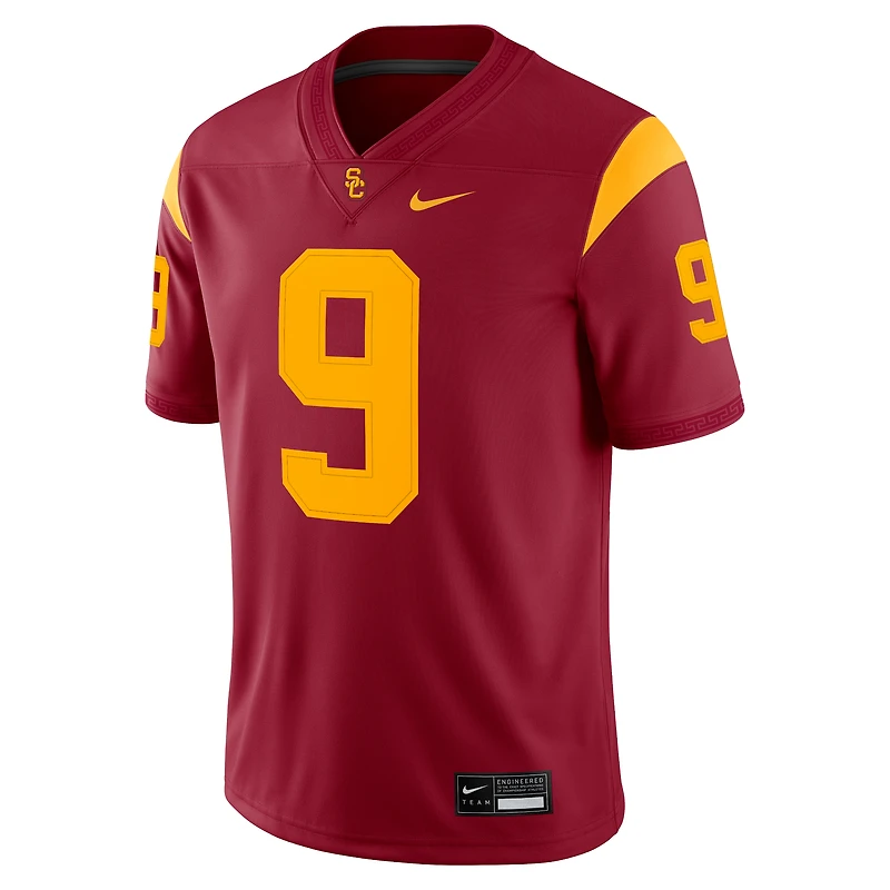 Maillot de match des anciens élèves USC Trojans Cardinal Nike JuJu Smith-Schuster pour homme