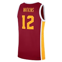 Maillot de basketball réplique Nike JuJu Watkins Cardinal USC Trojans Road pour homme