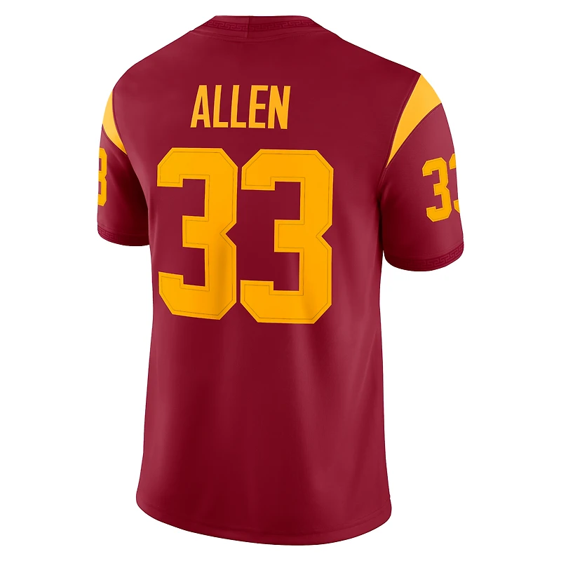 Maillot de match Nike Marcus Allen Cardinal USC Trojans Alumni pour homme