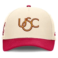 Men's Nike Natural/Cardinal USC Trojans Academic Rise Dri-FIT Adjustable Hat