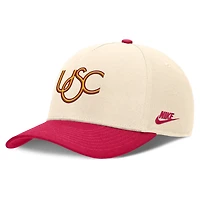 Men's Nike Natural/Cardinal USC Trojans Academic Rise Dri-FIT Adjustable Hat