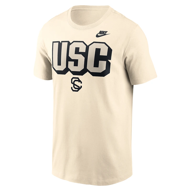 Men's Nike Natural USC Trojans Bold Fashion T-Shirt