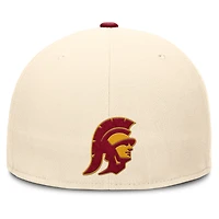 Men's Nike Natural USC Trojans Primetime True Dri-FIT Fitted Hat