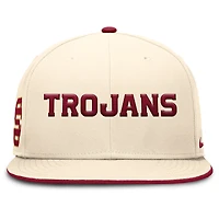 Men's Nike Natural USC Trojans Primetime True Performance Fitted Hat