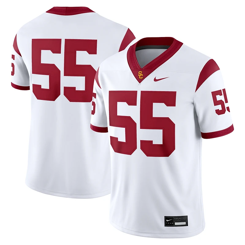 Maillot Nike #25 blanc USC Trojans pour homme, édition limitée, match extérieur