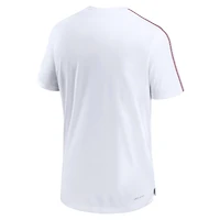 Men's Nike White USC Trojans 2024 Sideline Coach Performance Top