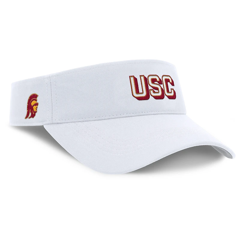 Men's Nike White USC Trojans 2025 On-Field Gameday Performance Ace Adjustable Visor