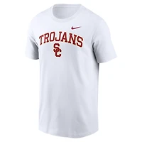 Men's Nike White USC Trojans Blitz 2-Hit T-Shirt