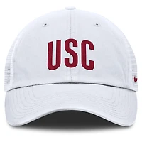 Men's Nike White USC Trojans Club Campus Trucker Adjustable Hat