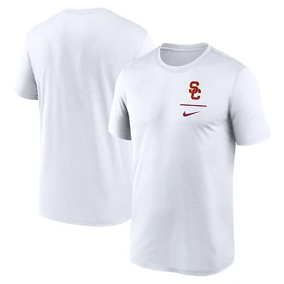 Men's Nike White USC Trojans Primary Logo Legend Performance T-Shirt