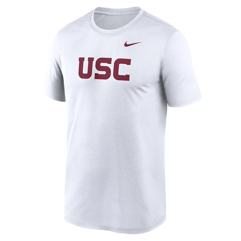 Men's Nike White USC Trojans Primetime Legend Wordmark T-Shirt