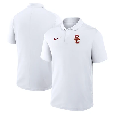 Polo Nike Dri-FIT blanc USC Trojans Primetime Victory pour homme