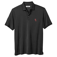 Men's Tommy Bahama Black USC Trojans IslandZone Bay Stripe Polo