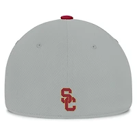Casquette Top of the World gris/Cardinal USC Trojans Mick Flex pour hommes