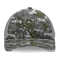 Men's Top of the World Gray USC Trojans OHT Military Appreciation Pledge Trucker Camo Adjustable Hat