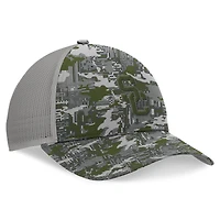 Men's Top of the World Gray USC Trojans OHT Military Appreciation Pledge Trucker Camo Adjustable Hat