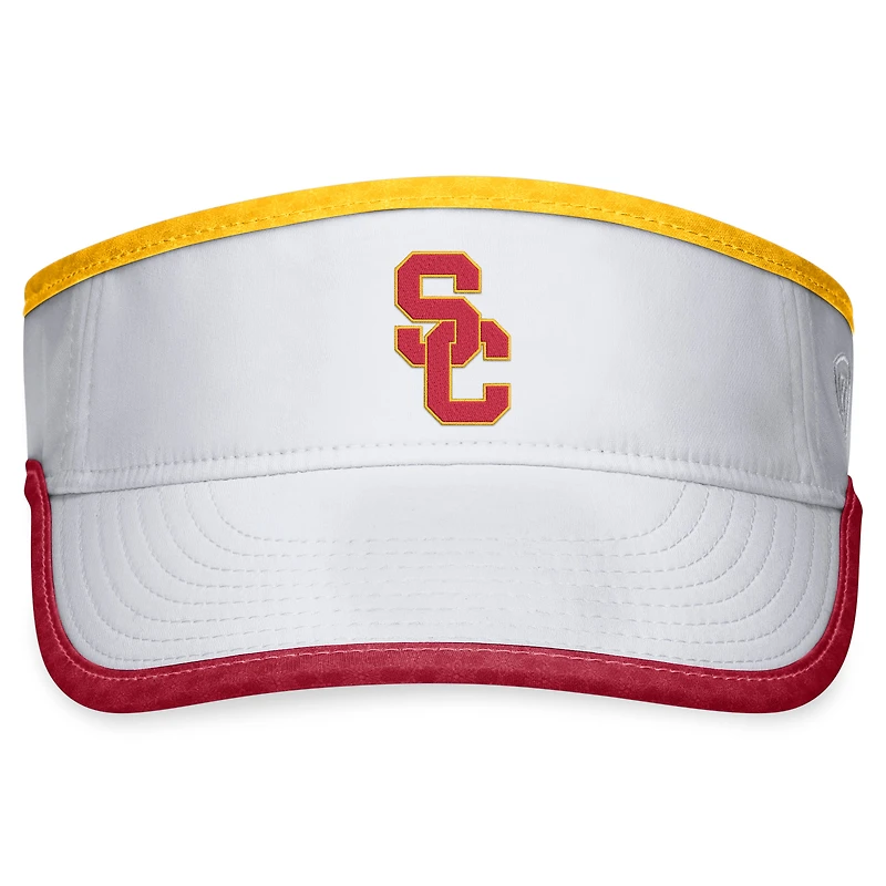 Visière réglable Top of the World USC Trojans Daybreak pour homme, blanc