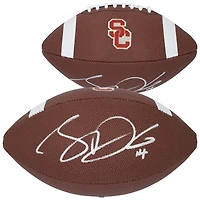 Ballon de football réplique Nike autographié par Sam Darnold des USC Trojans