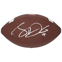 Ballon de football réplique Nike autographié par Sam Darnold des USC Trojans