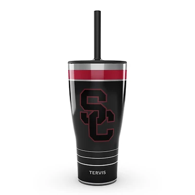 Tervis USC chevaux de Troie 30oz. Gobelet de jeu de nuit avec paille