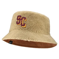 Bob réversible unisexe Nike beige/marron USC Trojans Campus Prep Script