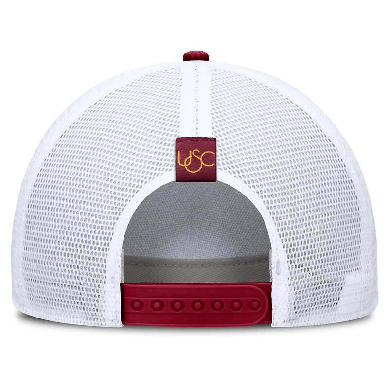 Unisex Nike Gray USC Trojans 2026 Basketball Refresh 5-Panel Rise Trucker Hat