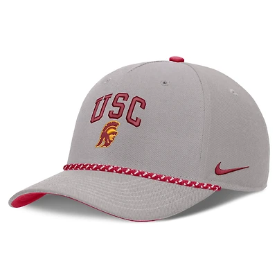 Unisex Nike Gray USC Trojans Primetime Rise Rope Adjustable Hat