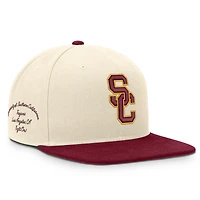 Unisex Nike  Natural/Cardinal USC Trojans Campus Prep Snapback Hat