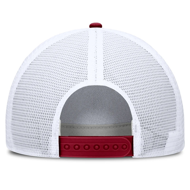 Casquette unisexe Nike blanche USC Trojans Country Club Golfin' Rise Trucker ajustable