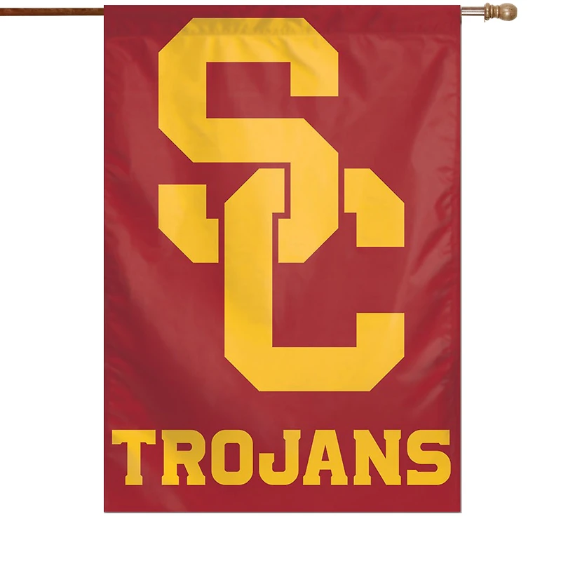 Drapeau de maison WinCraft USC Trojans avec grand logo, 71 x 102 cm