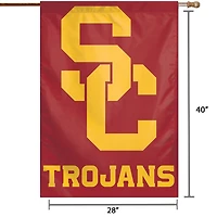Drapeau de maison WinCraft USC Trojans avec grand logo, 71 x 102 cm
