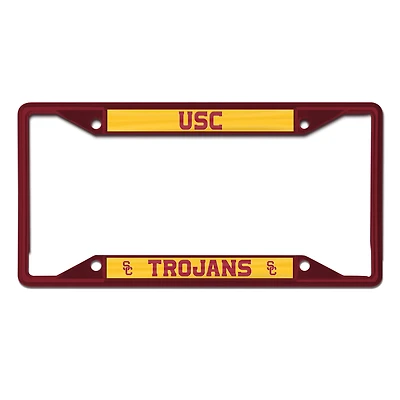 Cadre de plaque d'immatriculation couleur chrome WinCraft USC Trojans